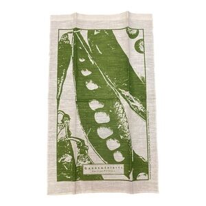 Cuisine Towels Garden Spirits 1995 Vintage Kitchen Towel Lois Bender Designs Pea